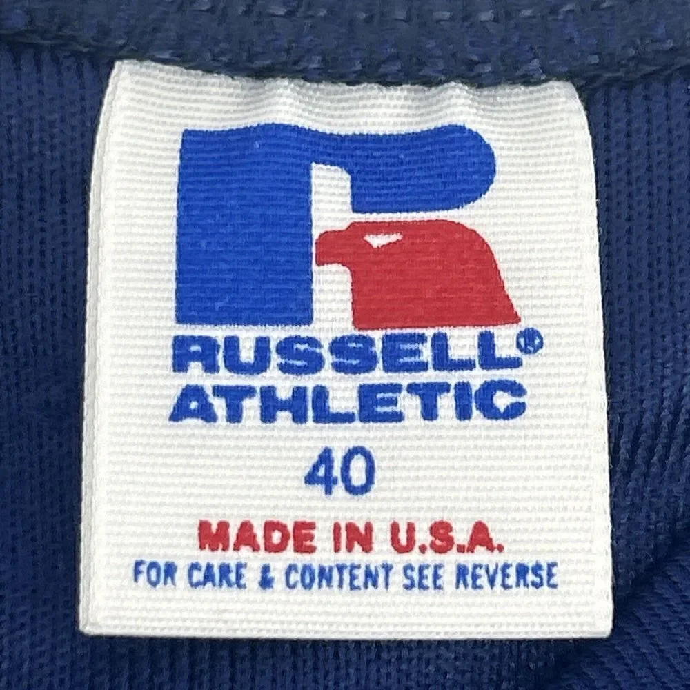 Dallas Cowboys Troy Aikman Jersey Men's 40 Blue Vintage Russell Athletic NFL USA